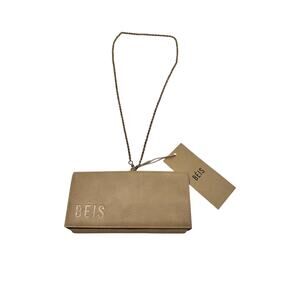 BEIS Travel The Sunglass Case in Beige NWT